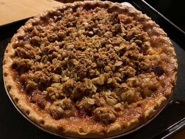 Peach Raspberry Pie